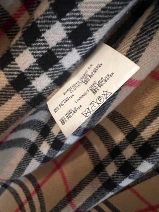 Gabardina Burberry Mujer Beige Marrón