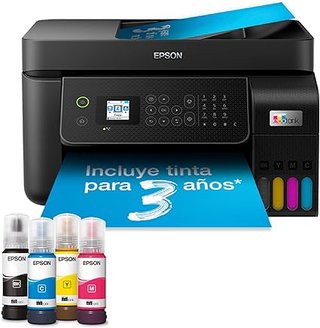 Epson EcoTank ET-4800 Ink Tank Printer | For Home & Small Office | Wi-Fi & Ethernet| A4 | Print, Copy, Scan, Fax | 1.5" LCD Scre