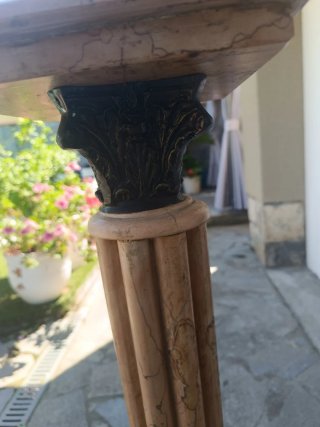 Pedestal de mármol principios de siglo