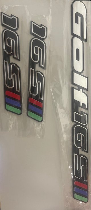 Emblemas Golf MK2 GTI 16S