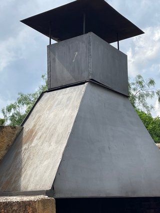 Campana Barbacoa Hierro Grande 210cm