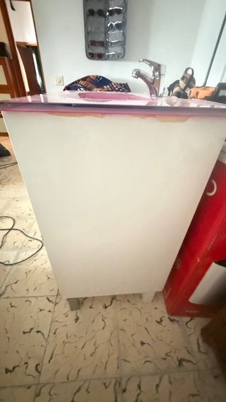 Mueble baño con lavabo