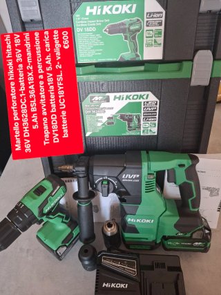 Martello perforatore + Trapano avvitatore a percus