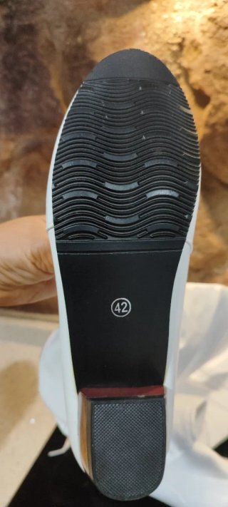 Botas altas blancas talla 42
