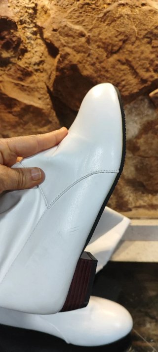 Botas altas blancas talla 42