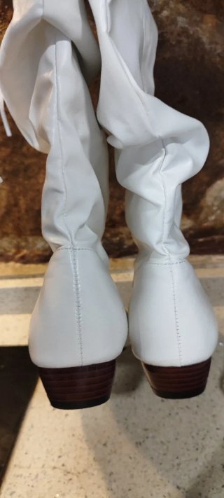 Botas altas blancas talla 42