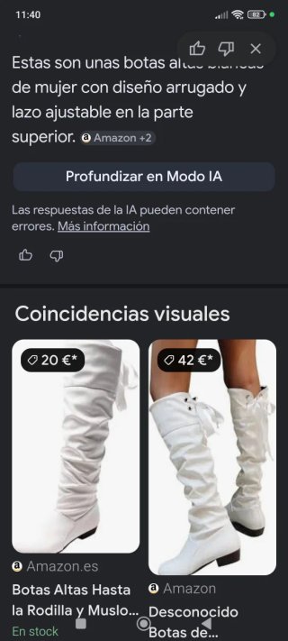Botas altas blancas talla 42