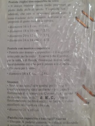 Batteria pentole AMC 25 pezzi