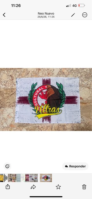 Bandera Orgullo Cazurro Ultras 100x70