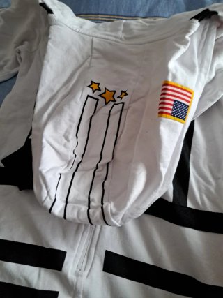 Buzo Astronauta Blanco Talla M