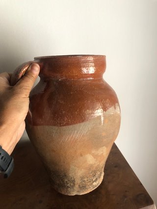 Cántaro de barro antiguo S.XX
