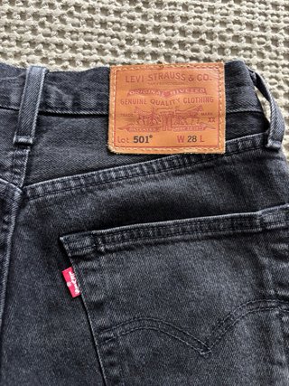 Levi's 501 original short negro
