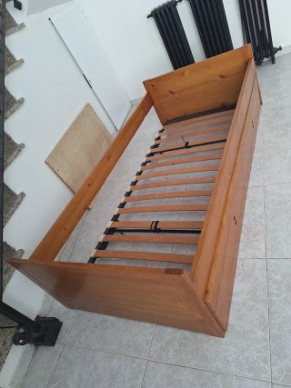 Cama nido pino macizo