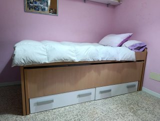 Cama nido con cajones de almacenamiento