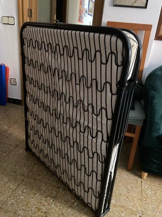Cama Plegable con colchón de 80cm.