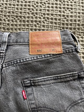 Levi's 501 Original Short Grises
