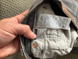 Levi's 501 Original Short Grises