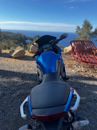 Kawasaki ER6F Azul Sportbike