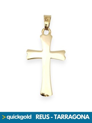 035-03-00434 CRUZ DE ORO BICOLOR DE 18K