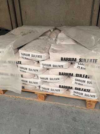 SE REGALA URGE !!! Sulfato de Bario 25 kg
