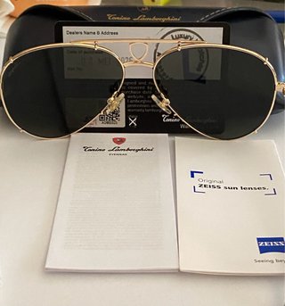 Gafas de Sol Tonino Lamborghini ZEISS Gold Nuevas