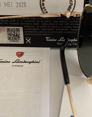 Gafas de Sol Tonino Lamborghini ZEISS Gold Nuevas