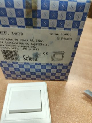 20 Conmutadores Solera 6A Ref. 1609