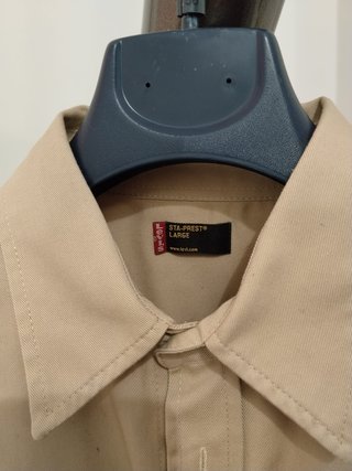 Camicia Western Levi's Uomo Tg L Beige Cotone