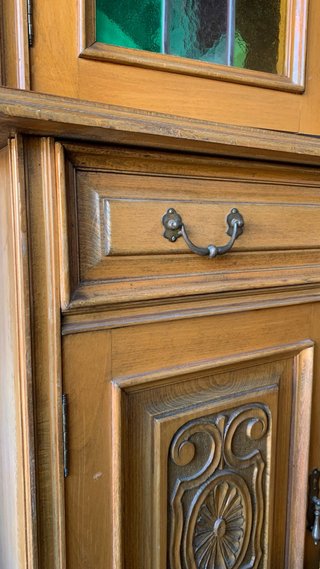 Mueble madera maciza 1950s