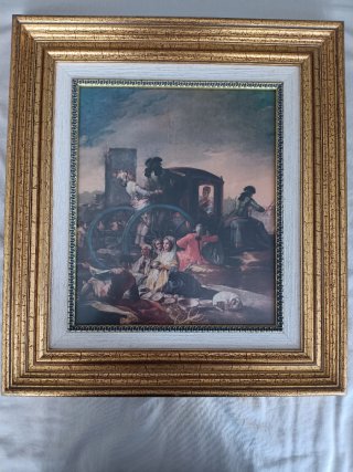 Par de láminas Goya decorativas