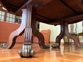 Mesa Comedor Extensible Clásica Patas Garra