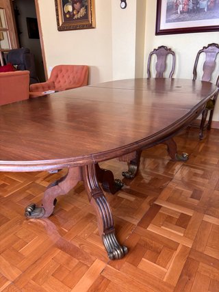 Mesa Comedor Extensible Clásica Patas Garra