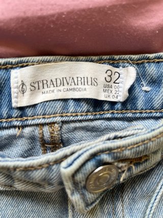 Falda vaquera cargo Stradivarius
