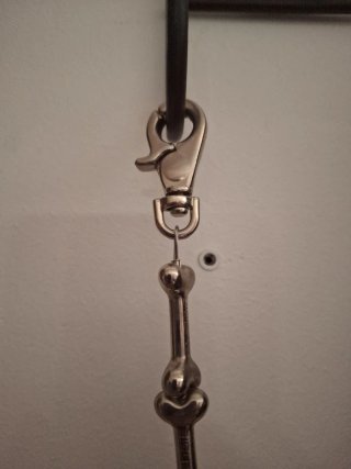 Cadena para cartera con eslabones de hueso