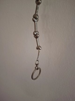 Cadena para cartera con eslabones de hueso