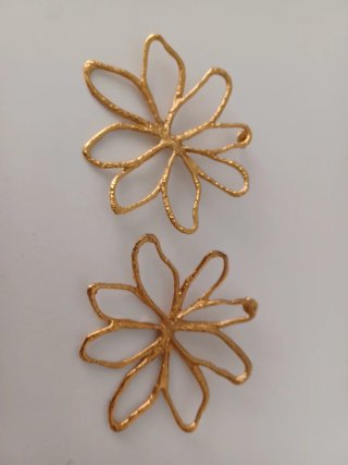 Pendientes Zara Flor Dorados