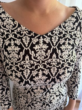 Vestido Armani Negro y Blanco