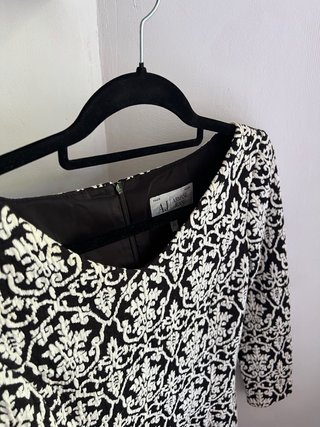 Vestido Armani Negro y Blanco