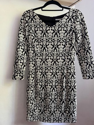 Vestido Armani Negro y Blanco