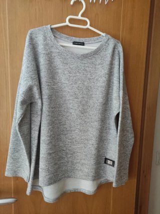Jersey gris mujer Made in Italy