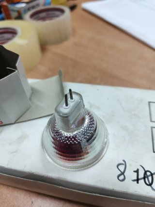 8 Bombillas Halógenas Dicroicas 220V 50W