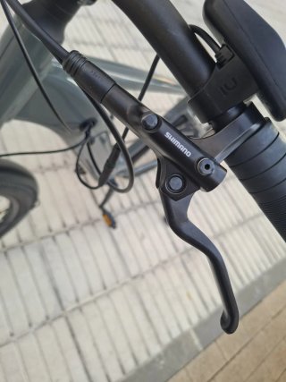 Bicicleta Eléctrica RockRider Gris