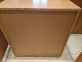 Cajonera Roble 70x45 - 4 Cajones + balda 79,2 x 57