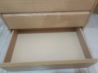 Cajonera Roble 70x45 - 4 Cajones + balda 79,2 x 57