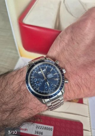 Omega Speedmaster Cronómetro Automático Azul