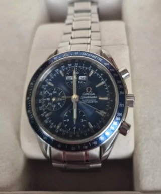 Omega Speedmaster Cronómetro Automático Azul