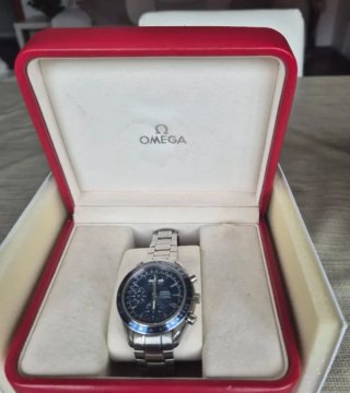 Omega Speedmaster Cronómetro Automático Azul