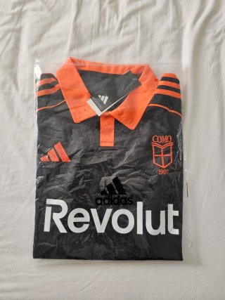 Camiseta Fútbol COMO Italia Negra Talla L