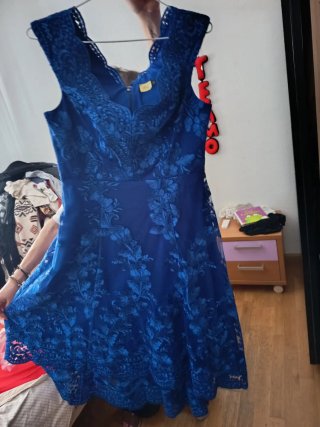 Vestido fiesta/boda azul