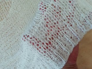 Jersey Verano Oversize Blanco Talla Única
